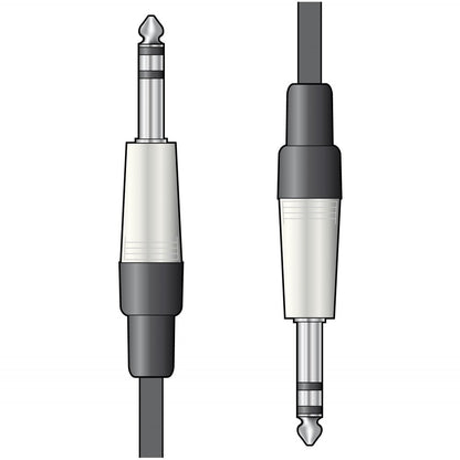 Citronic Classic Audio Leads 6.3mm TRS Jack Plug - 6.3mm TRS Jack Plug