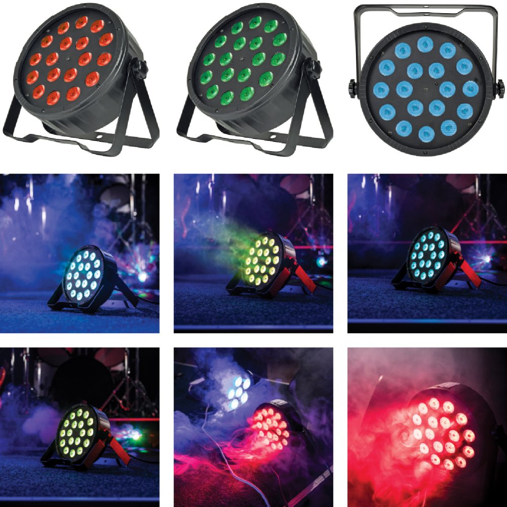 QTX PAR-100: High Power 3-in-1 LED Plastic PAR Can
