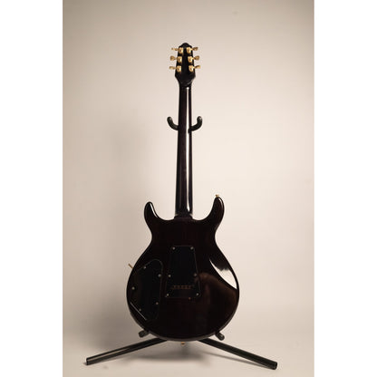 Moon Double Cut Flame Top, Trans Ebony