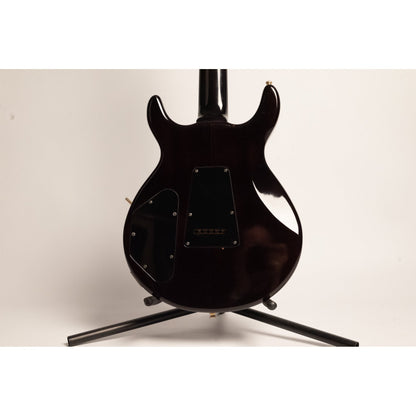 Moon Double Cut Flame Top, Trans Ebony