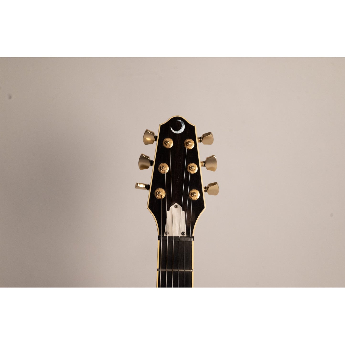 Moon Double Cut Flame Top, Trans Ebony
