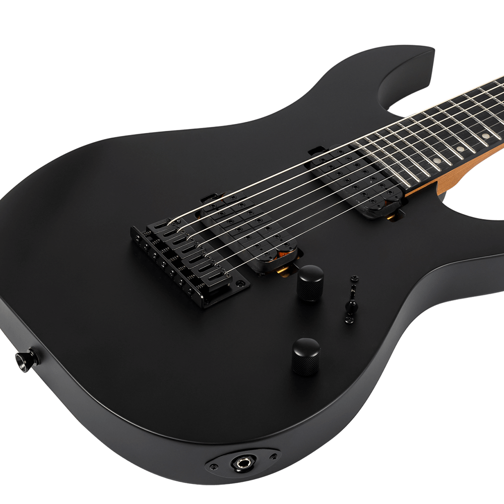 Spira S-407 MBK Electric Guitar, Matte Black