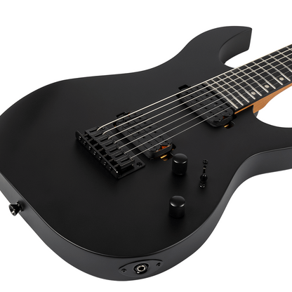 Spira S-407 MBK Electric Guitar, Matte Black