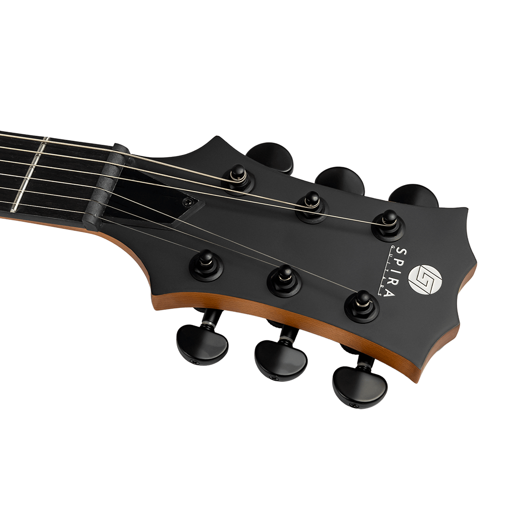 Spira L-400 MBK Electric Guitar, Matte Black
