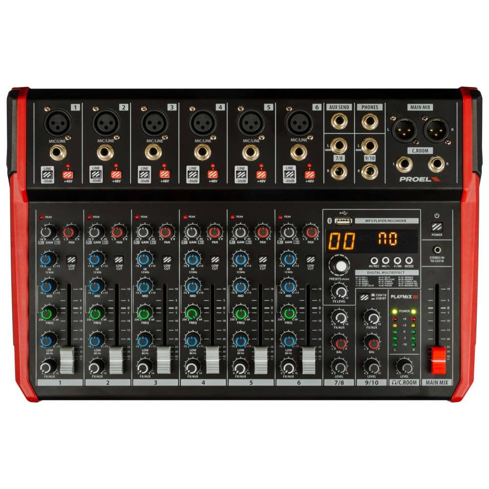 Proel PLAYMIX10, 10-channel Compact Mixer