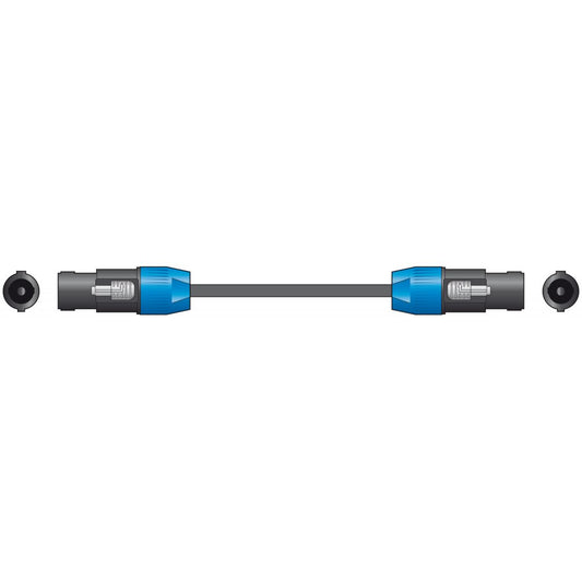 QTX Essential Speaker Leads Speaker Plug - Speaker Plug 6.0m