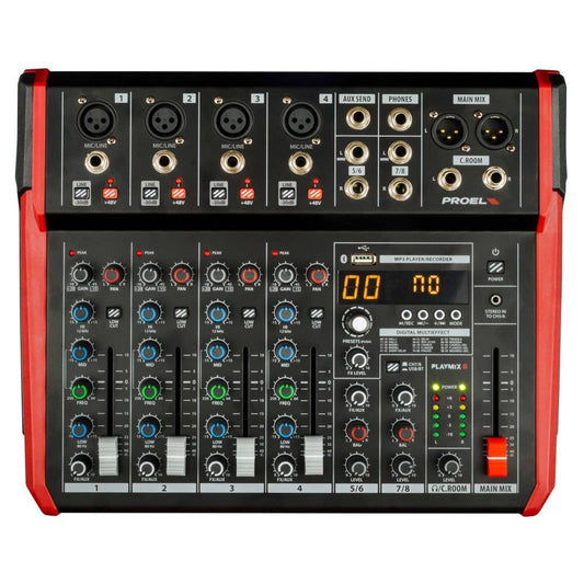Proel PLAYMIX8 8-channel Compact Mixer