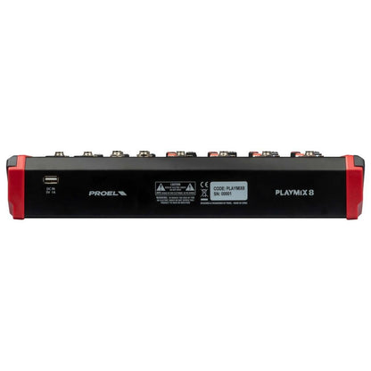 Proel PLAYMIX8 8-channel Compact Mixer