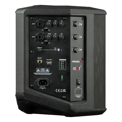 Proel FREEONEX All-In-One Battery Powered Personal PA, Black