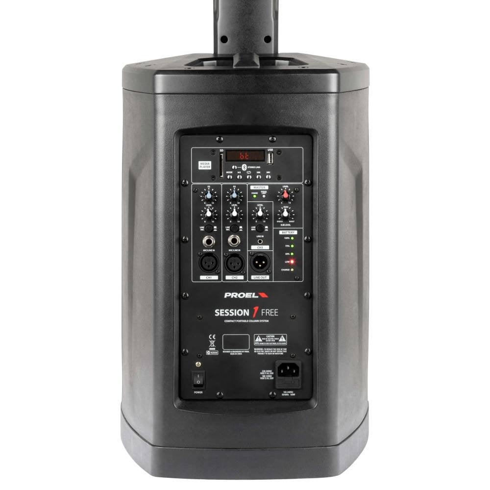 Proel SESSION 1 FREE Battery Powered Portable Column Speaker System