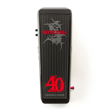 Jim Dunlop Sepultura 40th Anniversary Cry Baby Wah Effects Pedal