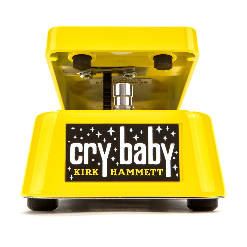 Jim Dunlop Kirk Hammett Cry Baby Wah Yellow, Sparkle Edition