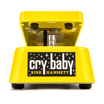 Jim Dunlop Kirk Hammett Cry Baby Wah Yellow, Sparkle Edition