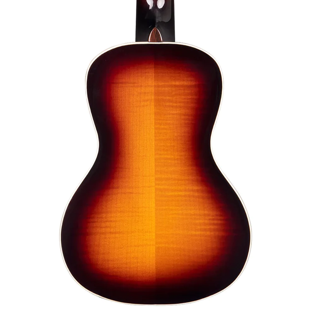 Kala Gloss Flame Maple Concert Ukulele, Tobacco Burst