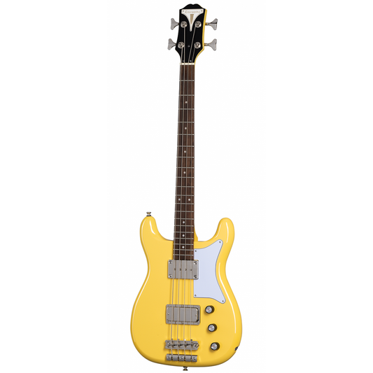 Epiphone Newport Electric Bass Guitar, Sunset Yellow