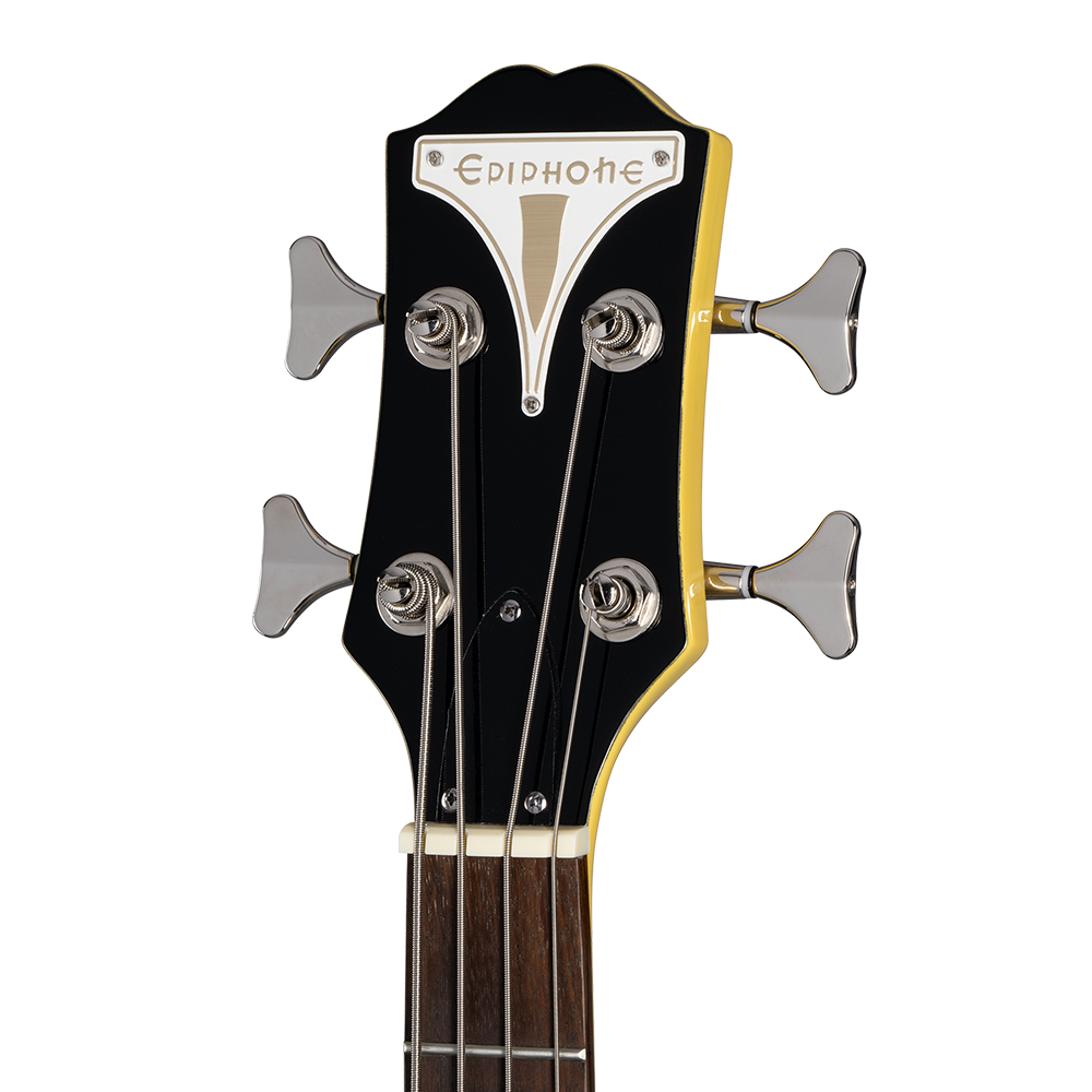Epiphone Newport Electric Bass Guitar, Sunset Yellow
