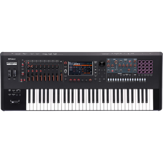 Roland Fantom 6 EX 61-Note Workstation Synthesizer, Black (B-Stock)