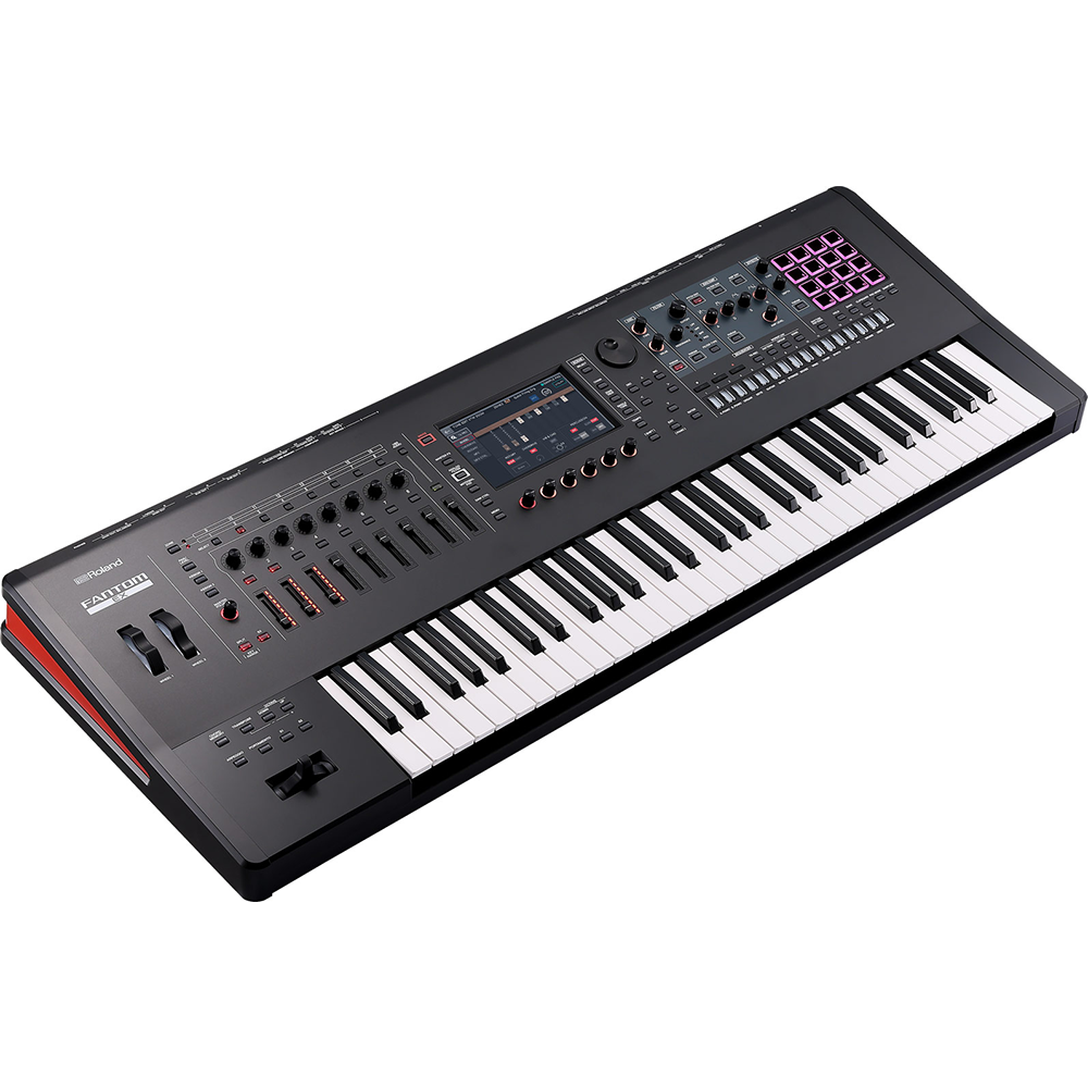 Roland Fantom 6 EX 61-Note Workstation Synthesizer, Black (B-Stock)