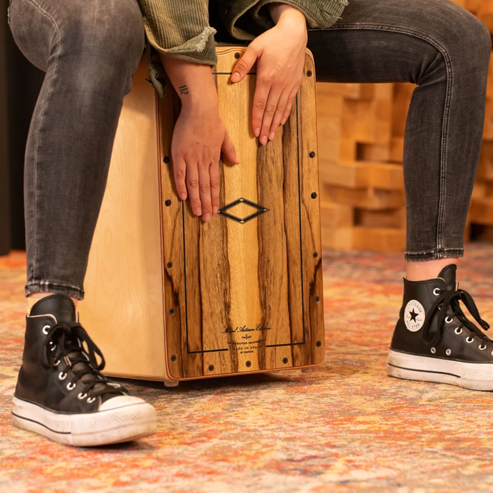 Meinl Percussion AEMILLI Artisan Edition Cajon Minera Line, Limba