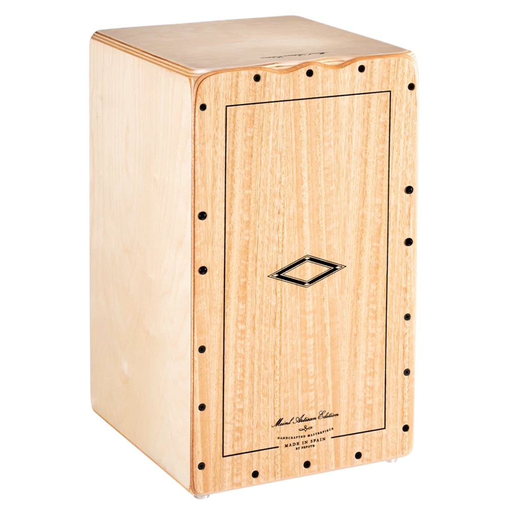 Meinl Artisan Edition AETLLE Tango Line Spanish Cajon, Light Eucalyptus Frontplate