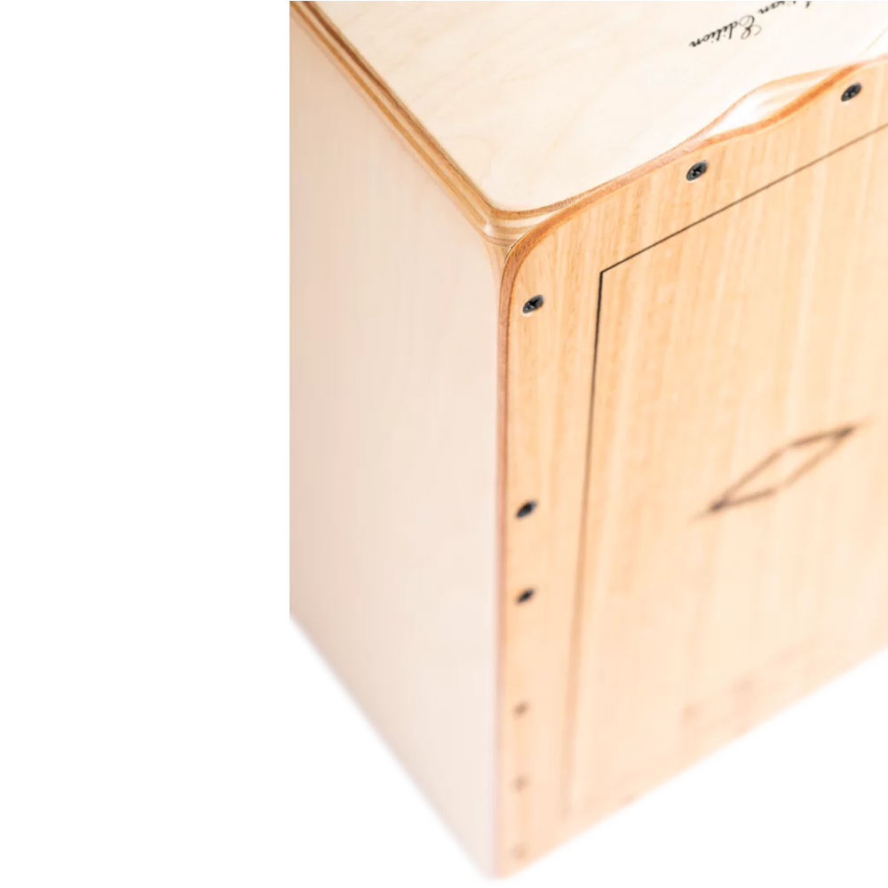 Meinl Artisan Edition AETLLE Tango Line Spanish Cajon, Light Eucalyptus Frontplate