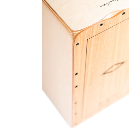 Meinl Artisan Edition AETLLE Tango Line Spanish Cajon, Light Eucalyptus Frontplate