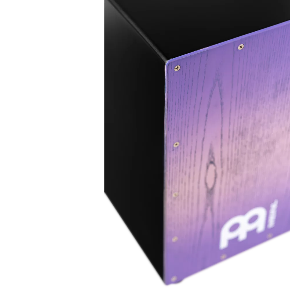 Meinl Percussion MCAJ100BK-LPF Headliner Series Snare Cajon , Lilac Purple Fade