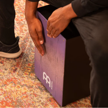 Meinl Percussion MCAJ100BK-LPF Headliner Series Snare Cajon , Lilac Purple Fade