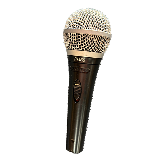 Shure PGA58 Cardioid Dynamic Vocal Microphone (Pre-Owned)