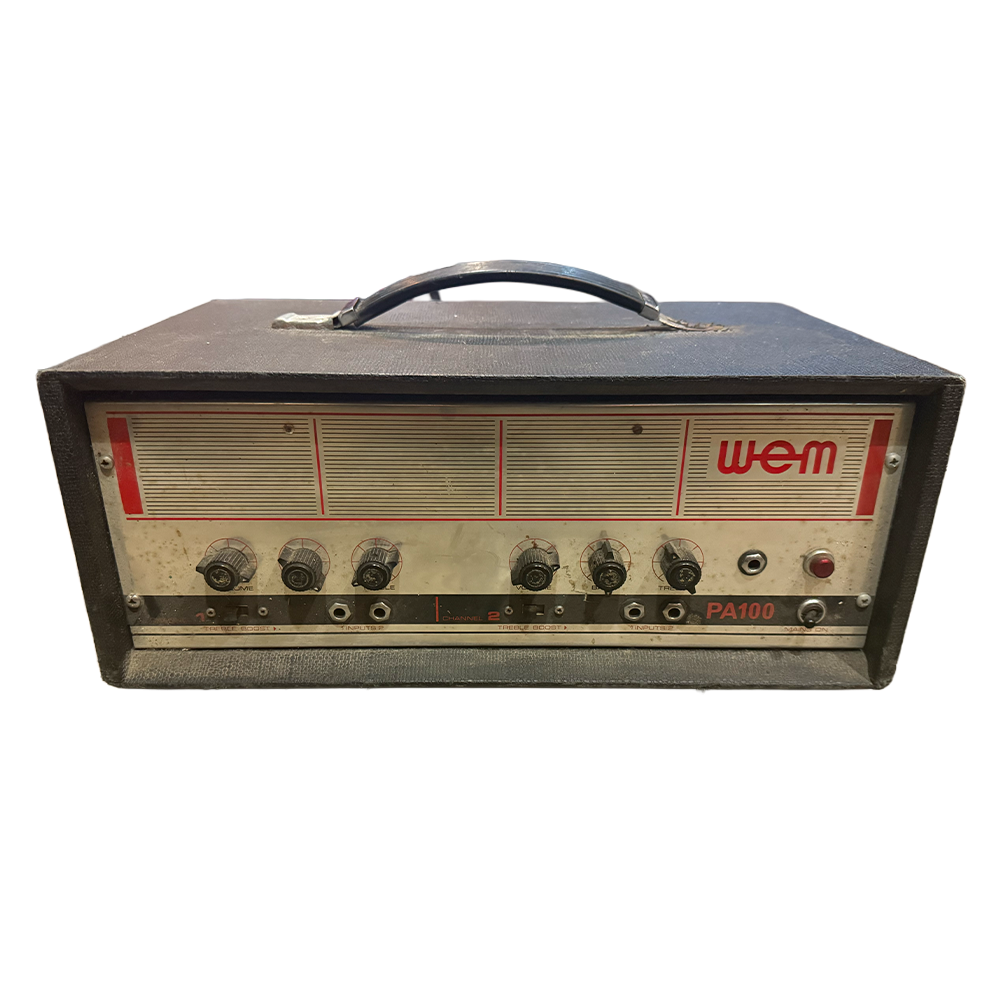 WEM PA-100 Solid State 100W Amplifier Head (Pre-Owned)