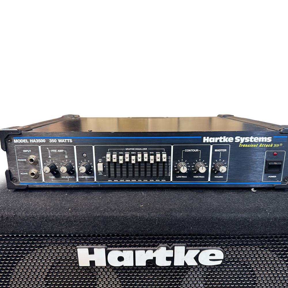 Hartke HA3500 350-watt Bass Amplifier with Tube Preamp + 4.5XL Bass Cabinet (Pre-Owned)