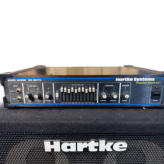 Hartke HA3500 350-watt Bass Amplifier with Tube Preamp + 4.5XL Bass Cabinet (Pre-Owned)