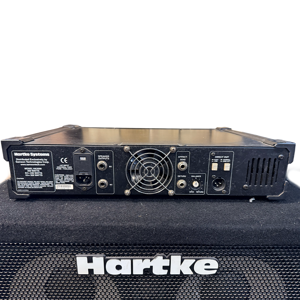 Hartke HA3500 350-watt Bass Amplifier with Tube Preamp + 4.5XL Bass Cabinet (Pre-Owned)