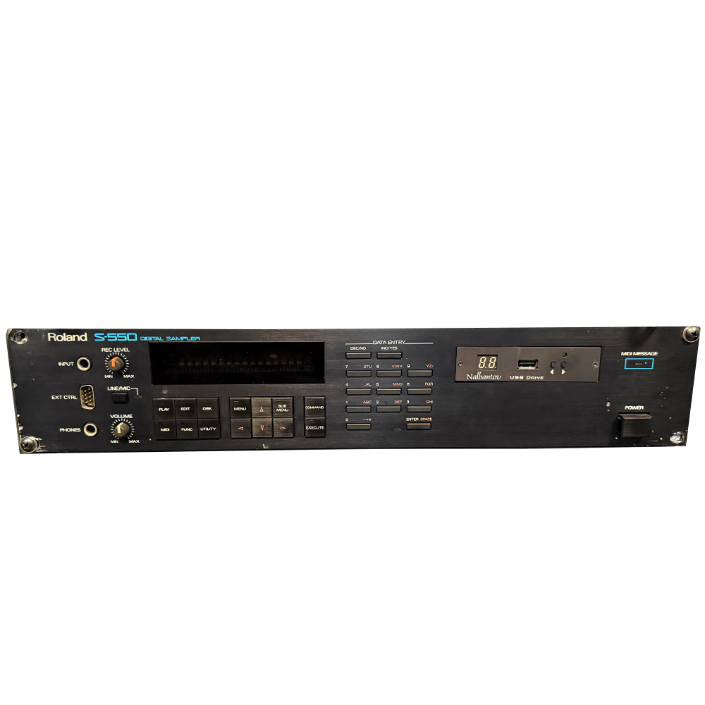 Roland S-550 Digital Sampler w/Nalbantov USB Drive (Pre-Owned)