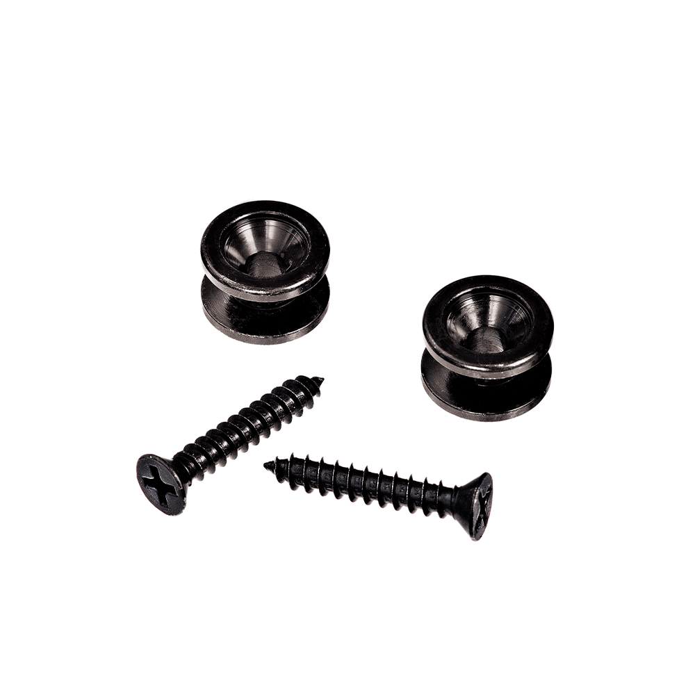 D'addario Brass End Pins 2pk, Black