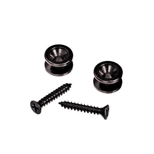 D'addario Brass End Pins 2pk, Black