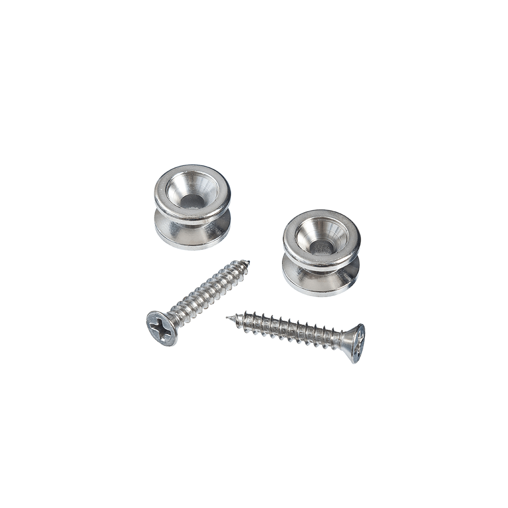 D'addario Brass End Pins 2pk, Chrome
