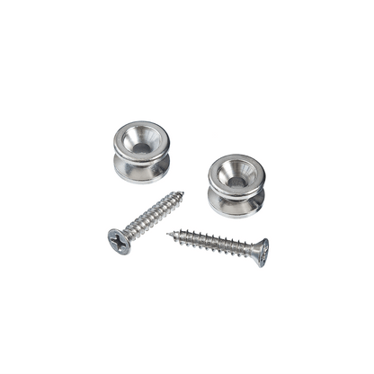 D'addario Brass End Pins 2pk, Chrome