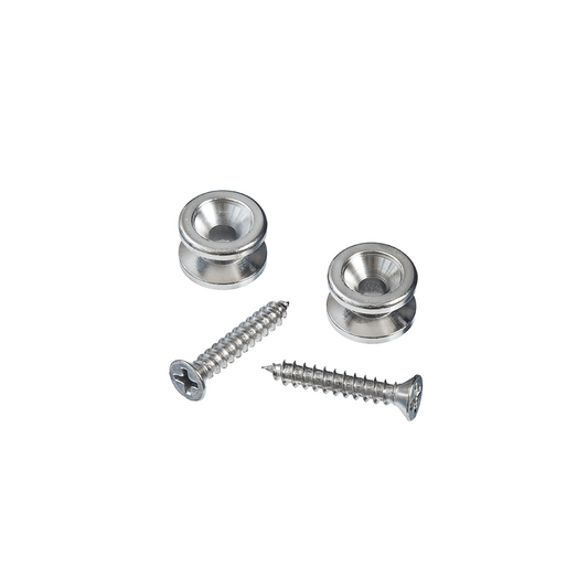 D'addario Brass End Pins 2pk, Chrome
