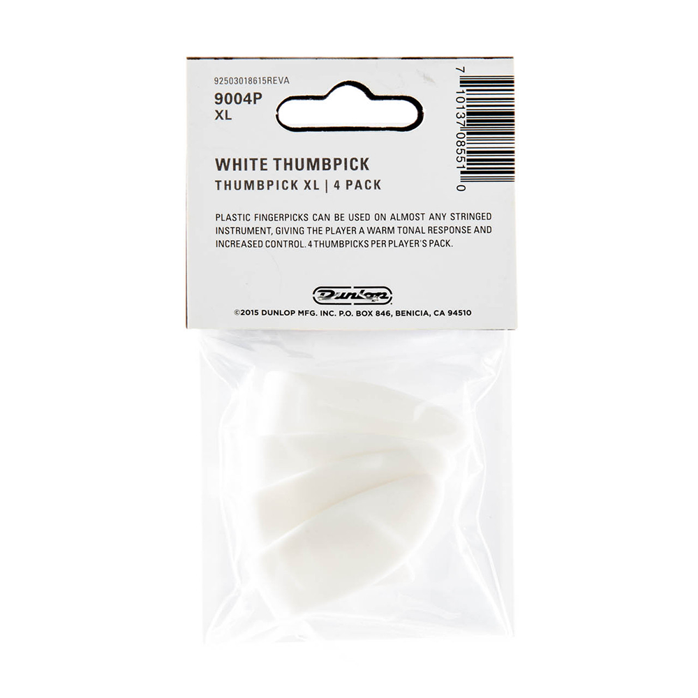 Dunlop Extra Large Thumb Picks, White
