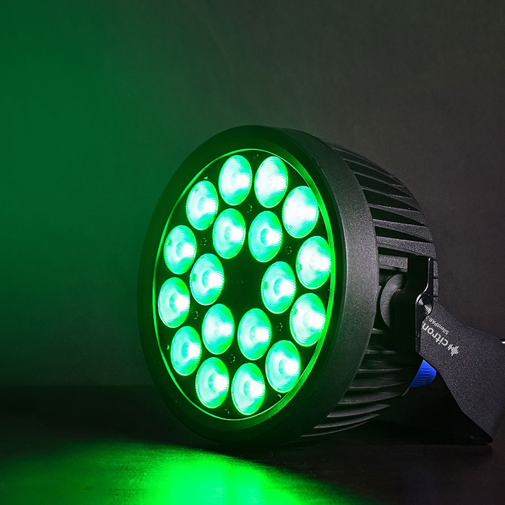 Citronic SilentPAR-216: 18 x 12W RGBWA+UV Silent PAR Can