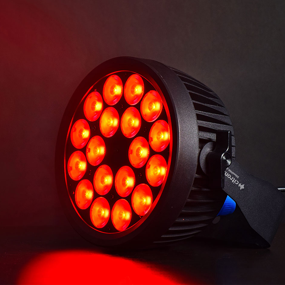 Citronic SilentPAR-216: 18 x 12W RGBWA+UV Silent PAR Can