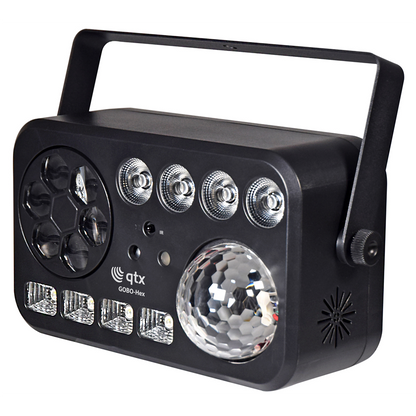 QTX GOBO Hex: 6-in-1 LED & Laser Effect