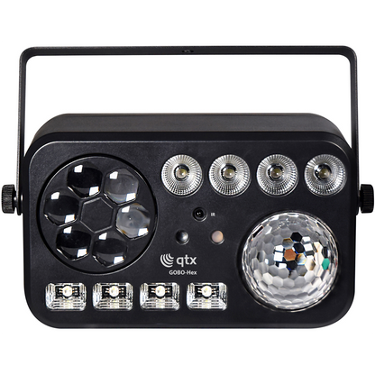 QTX GOBO Hex: 6-in-1 LED & Laser Effect