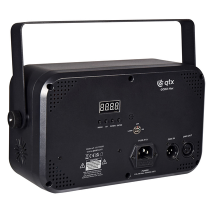 QTX GOBO Hex: 6-in-1 LED & Laser Effect