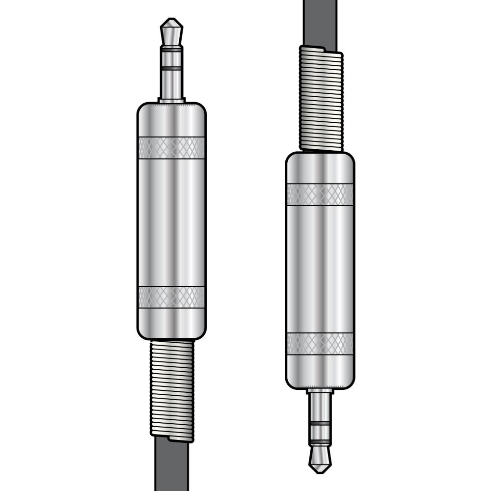 Standard Audio Leads 3.5mm TRS Jack Plug - 3.5mm TRS Jack Plug 3.0m