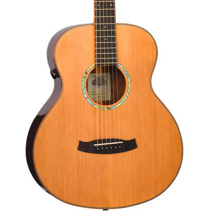 Tanglewood TRS1E Mini Rosewood Smart Acoustic Guitar, Natural