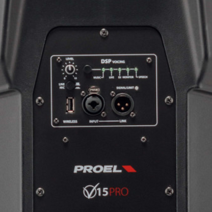 Proel V15PRO 15 Inch Active speaker, Black
