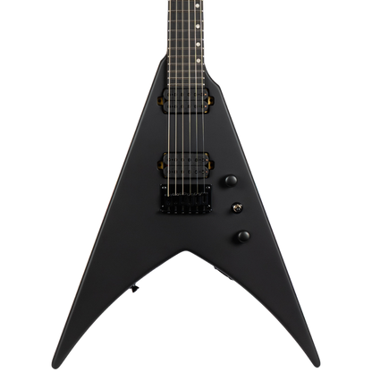 Spira V-400 MBK V-Shaped Electric Guitar, Satin Black