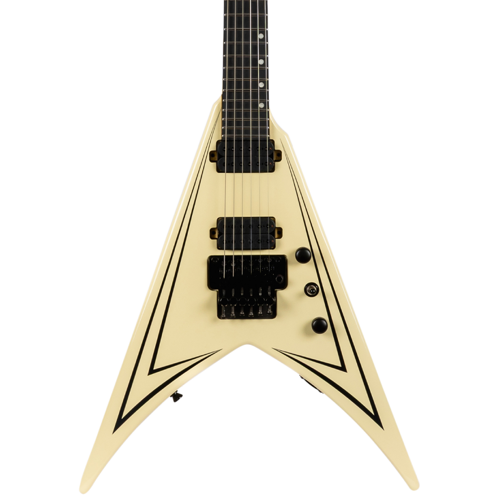 Spira V-420 AWH V-Style Electric Guitar, Antique White